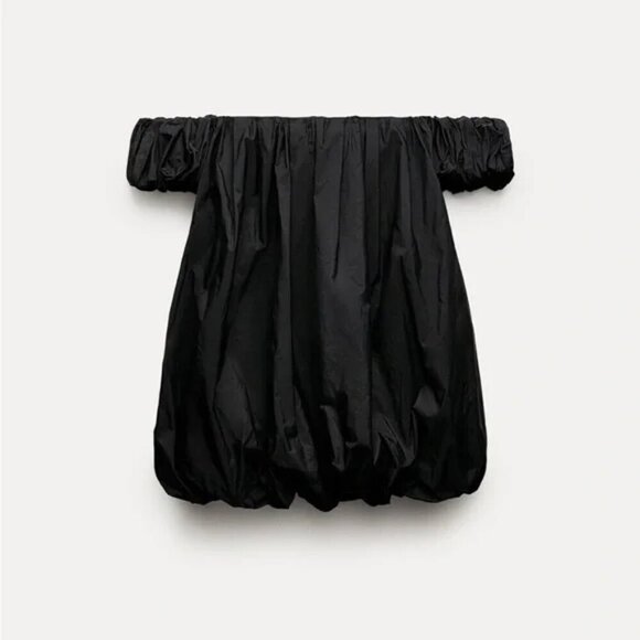 ZARA VOLUMINOUS TAFFETA DRESS ZW COLLECTION - Picture 6 of 11